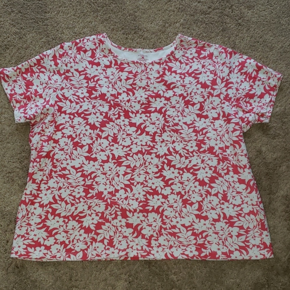 Jones NY floral shirt top